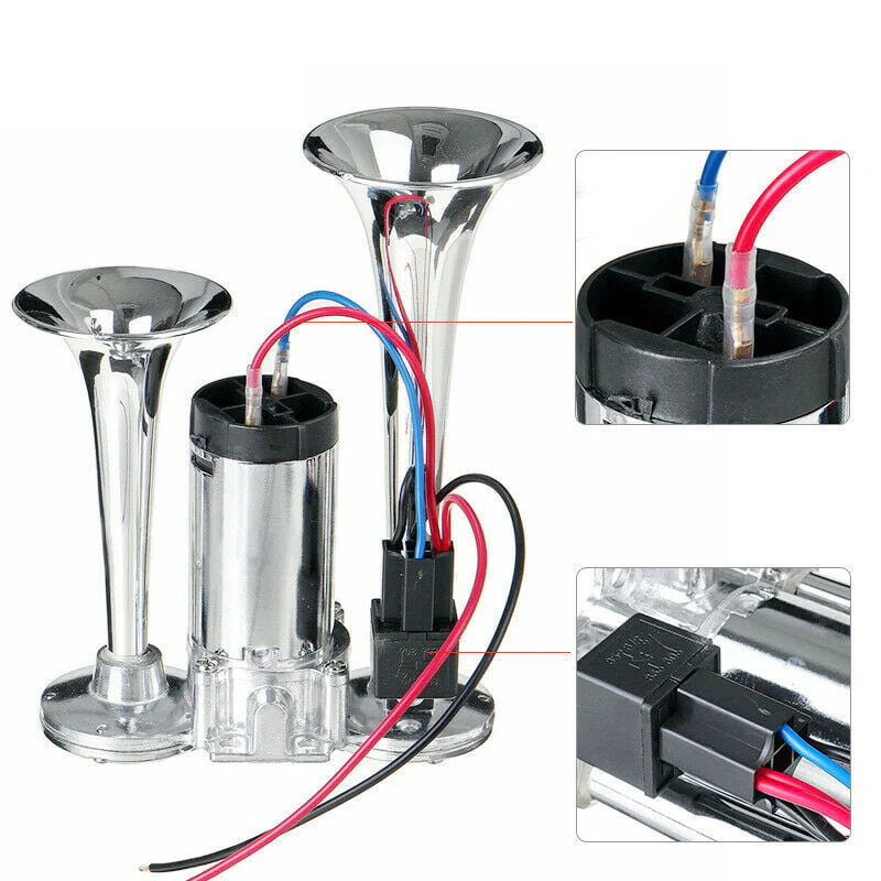 600DB Dual-Tone Metal Car Horn - Image 11