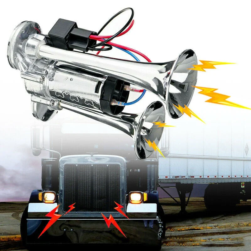 600DB Dual-Tone Metal Car Horn - Image 13