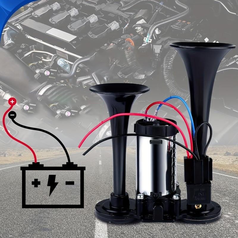 600DB Dual-Tone Metal Car Horn - Image 5