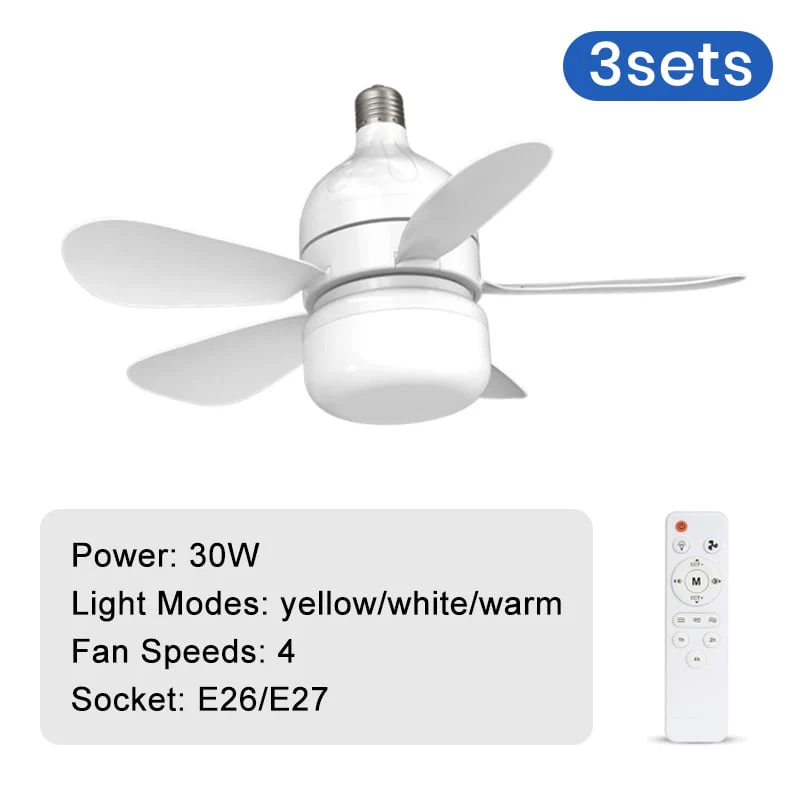 Ceiling Fan with Remote & LED Light - Image 11