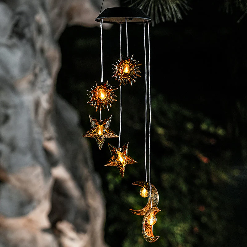 Sun Moon Star Solar Hanging Lights - Image 10