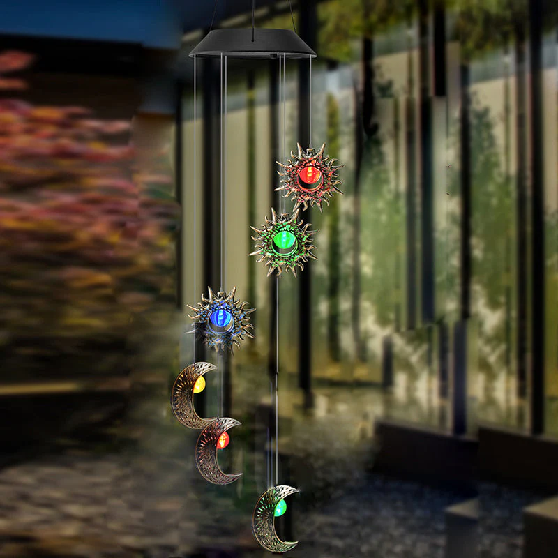 Sun Moon Star Solar Hanging Lights - Image 9